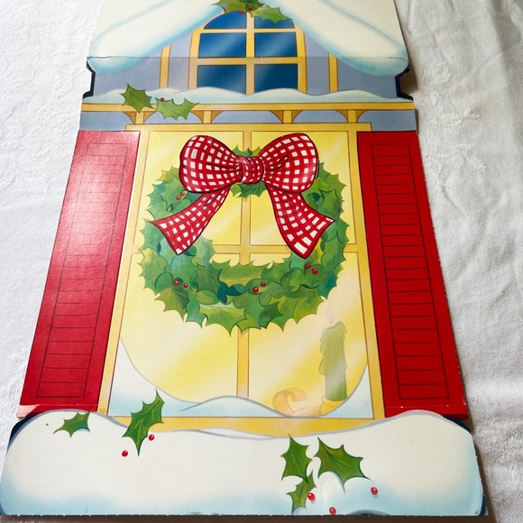 COPY - Extra long Vintage Santa Claus paper Diecut Christmas Detailed illustrat… - Picture 5 of 17
